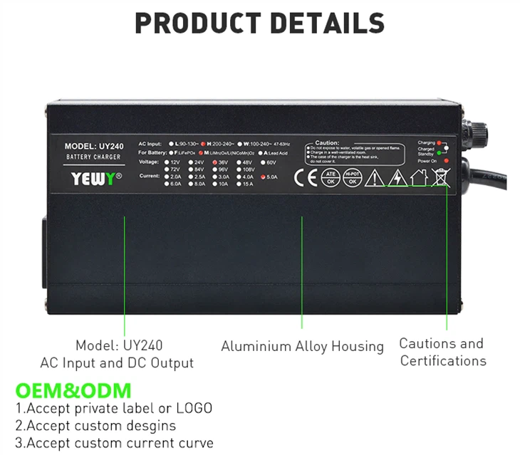 Electric Motorbike Scooter Battery Charger
